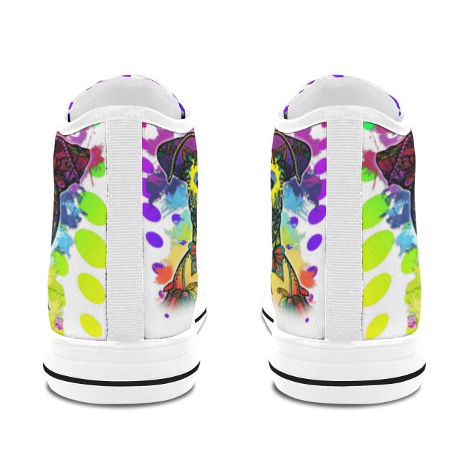 Sneaker mit Hundemotiv Chiquito - Turnschuh, Sportschuh, bunt, Unisex, Grösse 36-46, Mischling, Mix, Ratonero Bodeguero Andaluz