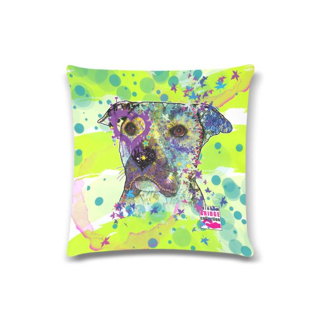 Sofakissen-Bezug Dio - Popart Hundeporträt, 50x50 cm, Baumwolle & Polyester, beidseitig bedruckt, waschbar