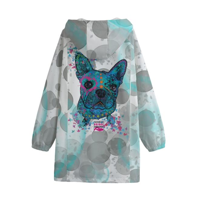 Regenjacke mit Hundemoiv Elli von Hinten