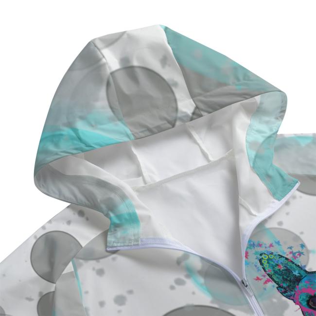 Regenjacke it Hundemotiv Elli Detailauschnitt Kapuze
