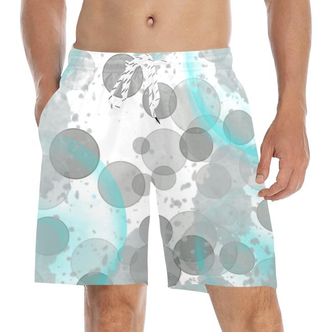 Preview: Badehose mit Hundemotiv Elli - Badehose, Shorts, Strand, bunt, Swimwear, Bademode, Mix, Mischling, Französische Bulldogge, Bully