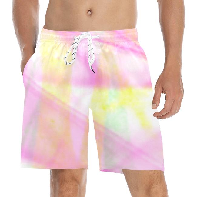 Preview: Badehose mit Hundemotiv Familienhunde - Badehose, Shorts, Strand, bunt, Swimwear, Bademode, Staffordshire, AmStaff, Staff, Pitbull, Pit, Bullterrier, Bulli, XXL Bully, SOKA, Listenhund