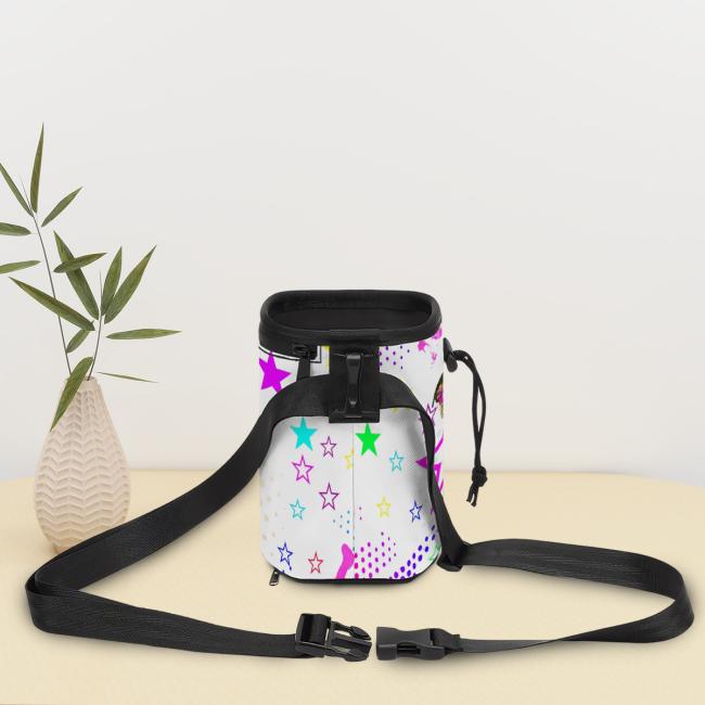 Preview: NomNom Bag Familienhunde - Leckerchenbeutel, Leckerli, Futterbeutel, bunt, Oxfordstoff, AmStaff, Staffordshire, Pit, Pitbull, Bullterrier, Bulli, XXL Bully, SOKA, Listenhund