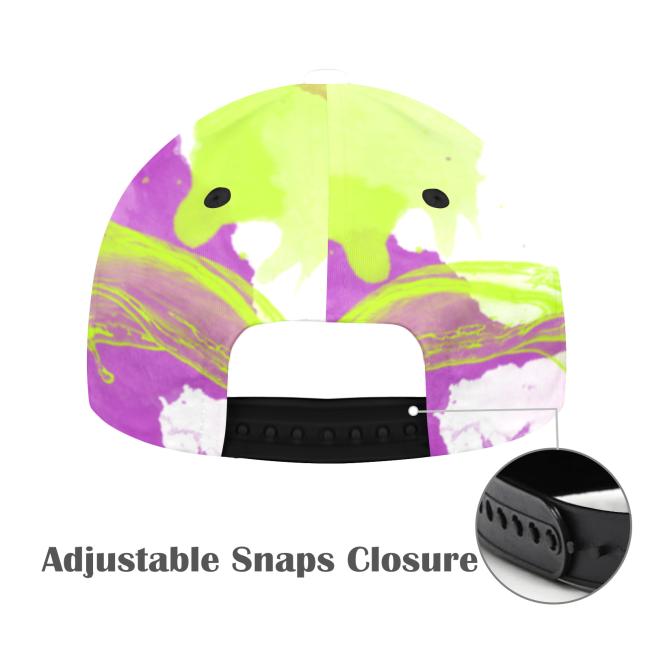 Preview: Cap Giraffe – Baumwoll-Polyester-Mix, verstellbar, Unisex, One Size, bunt, afrikanische, Giraffe, Afrika