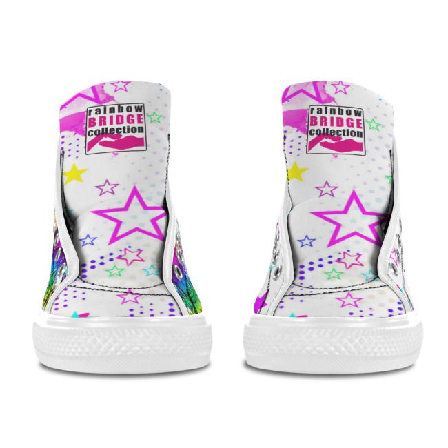 Sneaker mit Hundemotiv Hazel - Turnschuh, Sportschuh, bunt, Unisex, Grösse 36-46, Mischling, Mix, Staffordshire, AmStaff, Staff, SOKA, Listenhund