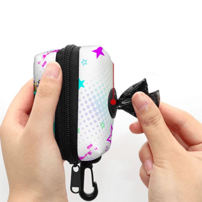 Kack & Pack mit Hundemotiv Hazel- Hundekottütentasche, Hundekotbeutelhalter, bunt, Polyster, Amstaff, Staff, Staffordshire, SOKA, Listenhund, Mischling, Mix