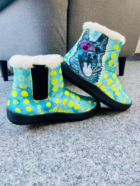 Winterschuhe "mit Lieblingsmotiv von RBC"