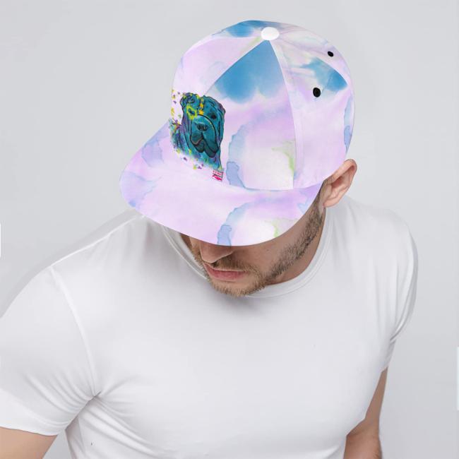 Preview: Cap Itchy – Baumwoll-Polyester-Mix, verstellbar, Unisex, One Size, bunt, Mix, Shar Pei