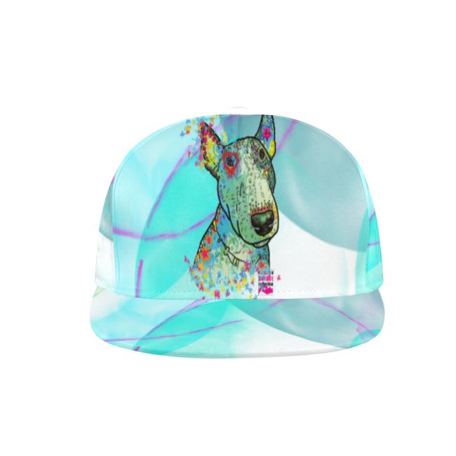 Cap Kalli – Baumwoll-Polyester-Mix, verstellbar, Unisex, One Size, bunt, Bullterrier, Bulli