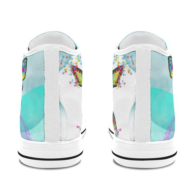 Preview: Sneaker mit Hundemotiv Kalli - Turnschuh, Sportschuh, bunt, Unisex, Grösse 36-46, Mischling, Mix, SOKA, Listenhund, Bulllterrier, Bulli,