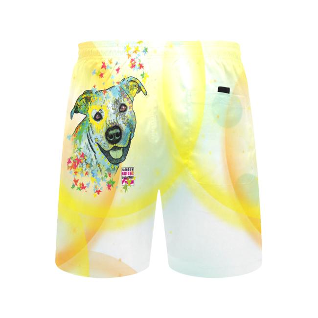 Badehose mit Hundemotiv Kiki - Badehose, Shorts, Strand, bunt, Swimwear, Bademode, Staffordshire, AmStaff, Staff, Pitbull, Pit, SOKA, Listenhund