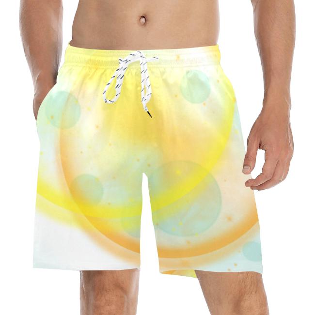 Preview: Badehose mit Hundemotiv Kiki - Badehose, Shorts, Strand, bunt, Swimwear, Bademode, Staffordshire, AmStaff, Staff, Pitbull, Pit, SOKA, Listenhund