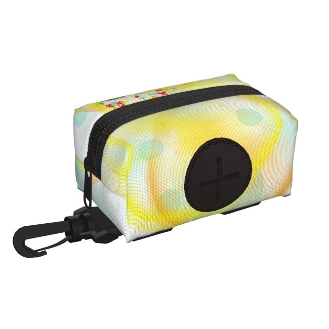 Preview: Kack & Pack mit Hundemotiv Kiki - Hundekottütentasche, Hundekotbeutelhalter, bunt, Polyster, Amstaff, Staff, Staffordshire, SOKA, Listenhund, Mischling, Mix