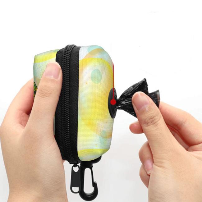 Kack & Pack mit Hundemotiv Kiki - Hundekottütentasche, Hundekotbeutelhalter, bunt, Polyster, Amstaff, Staff, Staffordshire, SOKA, Listenhund, Mischling, Mix