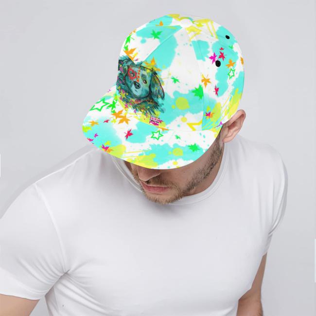 Preview: Cap Krümel – Baumwoll-Polyester-Mix, verstellbar, Unisex, One Size, bunt, Mix, Mischling, Chihauhau