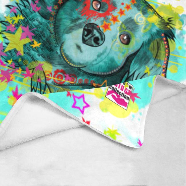 Preview: Decke Krümel -  Fleecedecke, kuschlig, weich, bunt, Motive in Digitaler Popart, 152cm x 203cm, bunt, Mix, Chihauhau