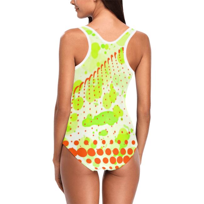 Preview: Badeanzug Hundemotiv Lani - 85% Polyester, 15% Spandex, Wasserecht, mit Innenfutter,  bunt, Englische Bulldogge, Mix, Mischling