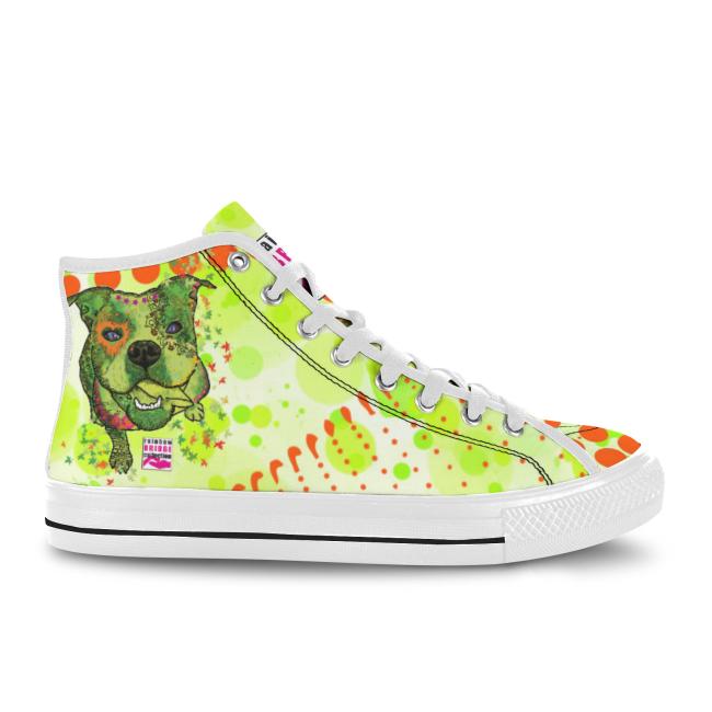 Preview: Sneaker mit Hundemotiv Lani - Turnschuh, Sportschuh, bunt, Unisex, Grösse 36-46, Mischling, Mix, Englische Bulldogge, Bully