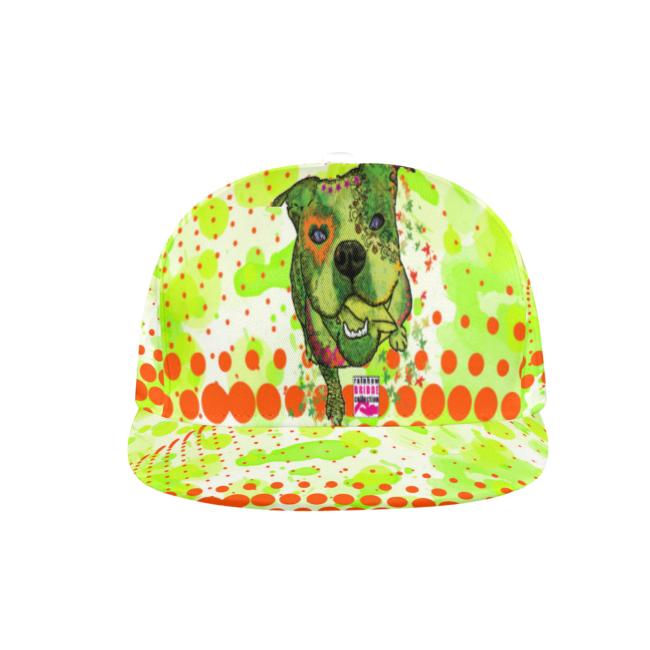 Cap Lani – Baumwoll-Polyester-Mix, verstellbar, Unisex, One Size, bunt, Mischling, Mix, Englische Bulldogge, Bully