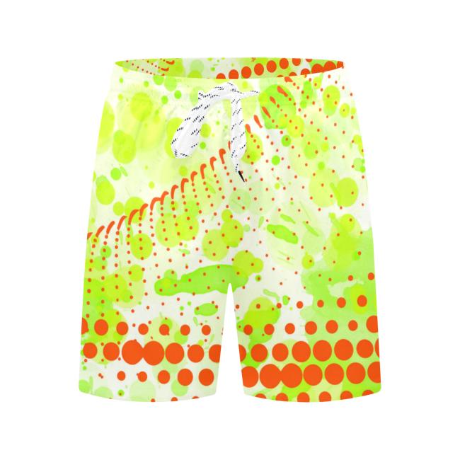 Preview: Badehose mit Hundemotiv Lani - Badehose, Shorts, Strand, bunt, Swimwear, Bademode, Mix, Mischling, Englische Bulldogge, Bully