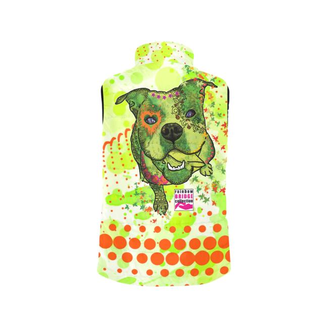 Preview: Weste mit Hundemotiv Lani - 100 % Polyester, Wattiertes Futter, Ärmellos, bunt, Hundemotiv, Englische Bulldogge, Bully