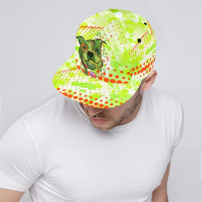 Preview: Cap Lani – Baumwoll-Polyester-Mix, verstellbar, Unisex, One Size, bunt, Mischling, Mix, Englische Bulldogge, Bully