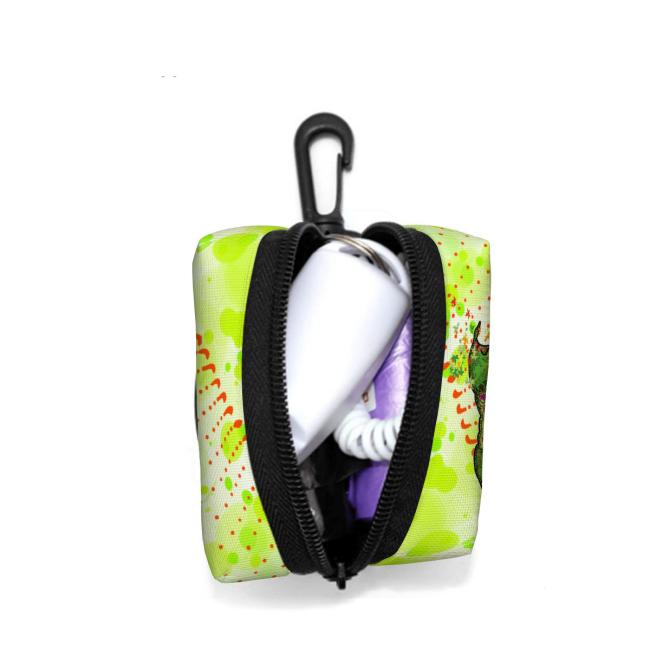 Preview: Kack & Pack mit Hundemotiv Lani - Hundekottütentasche, Hundekotbeutelhalter, bunt, Polyster, Mischling, Mix, Englische Bulldogge, Bulli