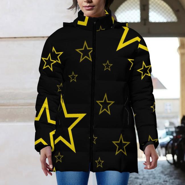 Preview: Warme Winterjacke mit Hundemotiv Motte1 – Popart Hundemotiv, 96% Polyester, 4% Spandex Unisex CD, bunt, Größe S-6XL, AmStaff, Staff, Staffordshire, Pitbull