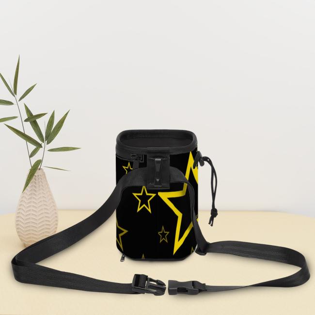 Preview: NomNom Bag Motte1 - Leckerchenbeutel, Leckerli, Futterbeutel, bunt, Oxfordstoff, AmStaff, Staffordshire, Pit, Pitbull, SOKA, Listenhund