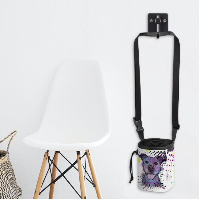 Preview: NomNom Bag Mäusi - Leckerchenbeutel, Leckerli, Futterbeutel, bunt, Oxfordstoff, AmStaff, Staffordshire, Pit, Pitbull, SOKA, Listenhund