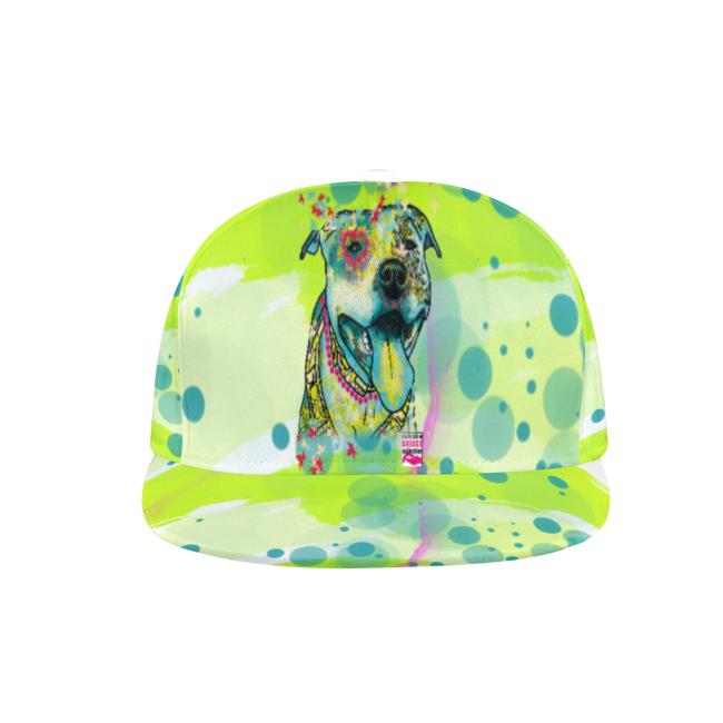 Cap Pablo – Baumwoll-Polyester-Mix, verstellbar, Unisex, One Size, bunt, AmStaff, Staff, Staffordshire, Pitbull, Pit