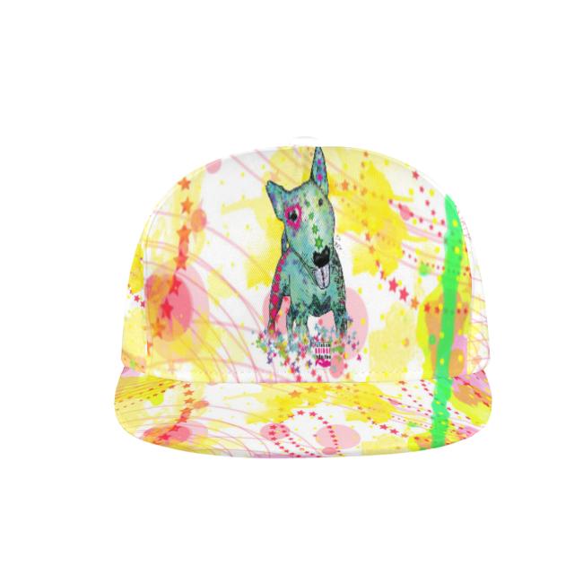 Cap Paul– Baumwoll-Polyester-Mix, verstellbar, Unisex, One Size, bunt, Mix, Mischling, Bullterrier, Bulli, SOKA, Listenhund