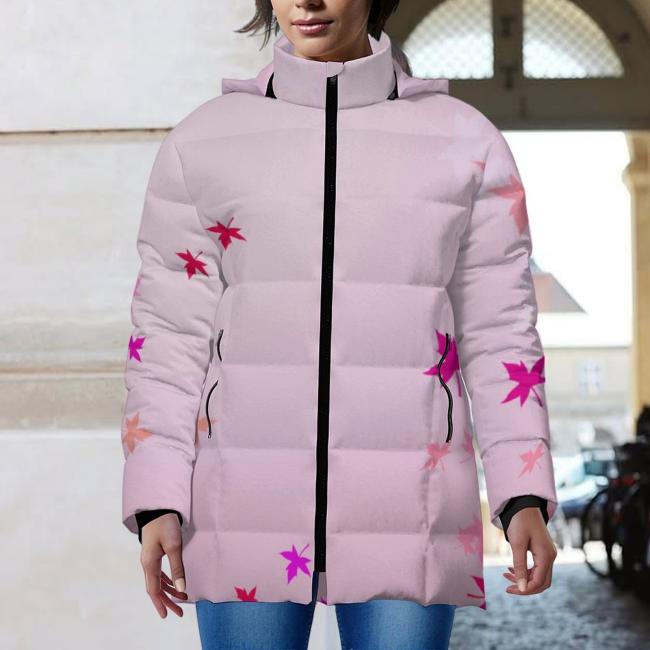 Preview: Warme Winterjacke mit Hundemotiv Princessa – Popart Hundemotiv, 96% Polyester, 4% Spandex Unisex, bunt, Größe S-6XL, Mischling, Mix, Windhund, Podenco