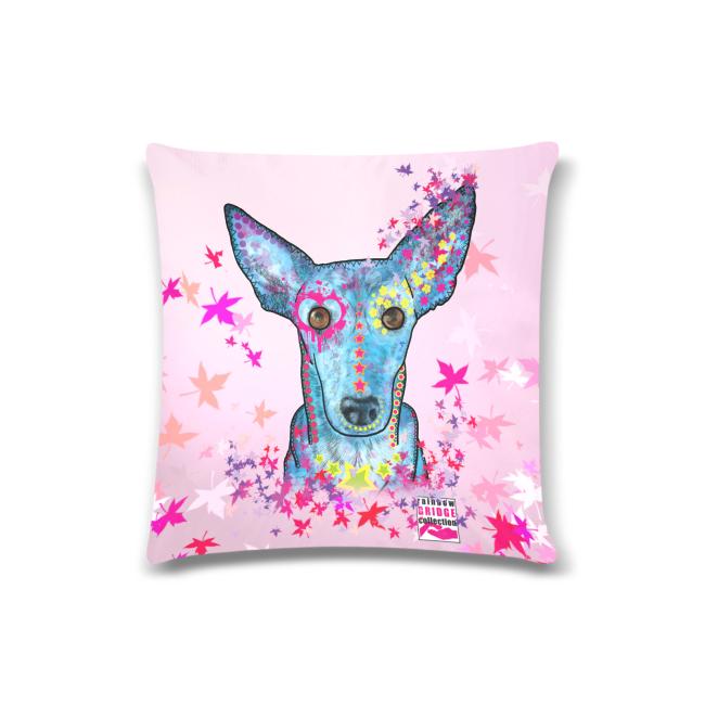 Sofakissen-Bezug Princessa- Popart Hundeporträt, 50x50 cm, Baumwolle & Polyester, beidseitig bedruckt, waschbar - Kopie