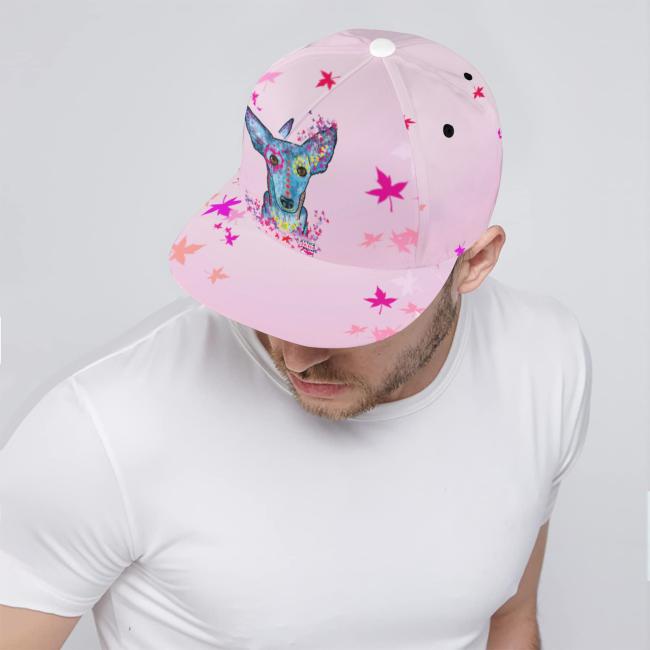 Preview: Cap Princessa - Baumwoll-Polyester-Mix, verstellbar, Unisex, One Size, bunt, Mischling, Mix, Windhund, Podenco