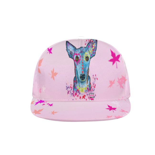 Cap Princessa - Baumwoll-Polyester-Mix, verstellbar, Unisex, One Size, bunt, Mischling, Mix, Windhund, Podenco