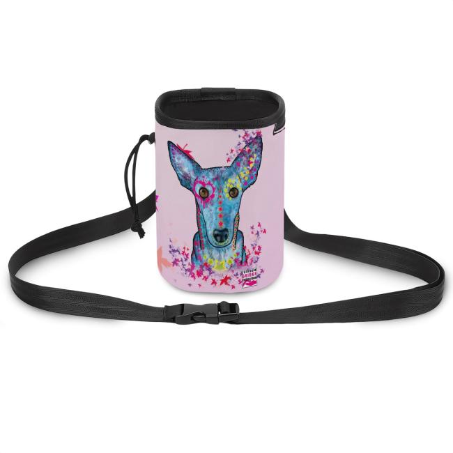 NomNom Bag Princessa - Leckerchenbeutel, Leckerli, Futterbeutel, bunt, Oxfordstoff, Mix, Mischling, Windhunde, Podenco