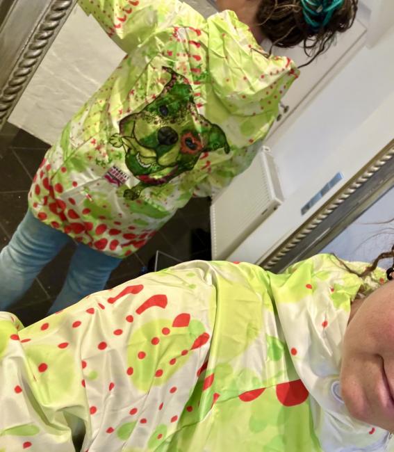 Regenjacke "mit Wunschmotiv von RBC"