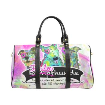 Reisetasche "Familienhunde Rosa"