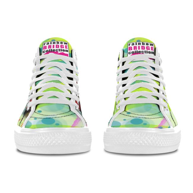Preview: Sneaker mit Hundemotiv Rex2 - Turnschuh, Sportschuh, bunt, Unisex, Grösse 36-46, Mischling, Mix, Mops