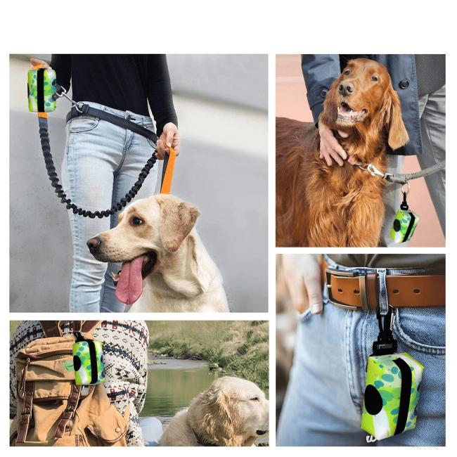 Kack & Pack mit Hundemotiv Sancho - Hundekottütentasche, Hundekotbeutelhalter, bunt, Polyster, Amstaff, Staff, Staffordshire, SOKA, Listenhund, Mischling, Mix