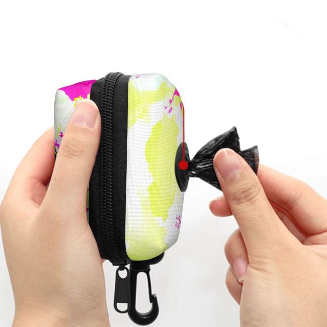 Preview: Kack & Pack mit Hundemotiv Sienna - Hundekottütentasche, Hundekotbeutelhalter, bunt, Polyster, Mischling, Mix, Windhund, Podenco