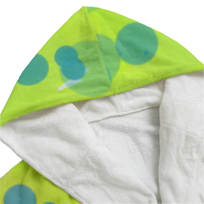 Preview: Bunter Bademantel Tasci aus Flanell – flauschig & farbenfroh, Größen S–2XL