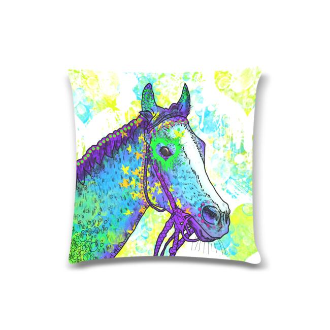 Sofakissen-Bezug Tasci - Popart Hundeporträt, 50x50 cm, Baumwolle & Polyester, beidseitig bedruckt, waschbar - Kopie