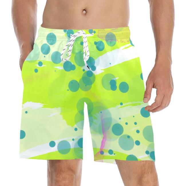 Preview: Badehose mit Tasci - Badehose, Shorts, Strand, bunt, Swimwear, Bademode, Pferd, Rennpferd