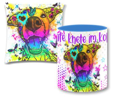 Tasse und Kissenbezug "mit lieblings Motiv von RBC"