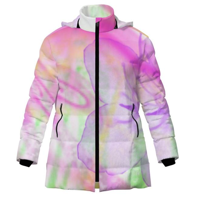 Preview: Warme Winterjacke mit Hundemotiv Tayra - Popart Hundemotiv, 96% Polyester, 4% Spandex Unisex, bunt, Größe S-6XL, AmStaff, Staff, Stafordshire, Pitbull, Pit