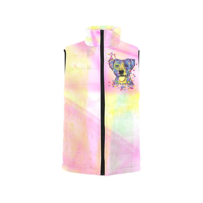 Weste mit Hundemotiv Tayra - 100 % Polyester, Wattiertes Futter, Ärmellos, bunt, Hundemotiv, AmStaff, Staff, Staffordshire, Pitbull, Pit