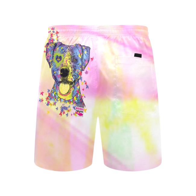Badehose mit Hundemotiv Tayra - Badehose, Shorts, Strand, bunt, Swimwear, Bademode, Staffordshire, AmStaff, Staff, Pitbull, Pit, SOKA, Listenhund