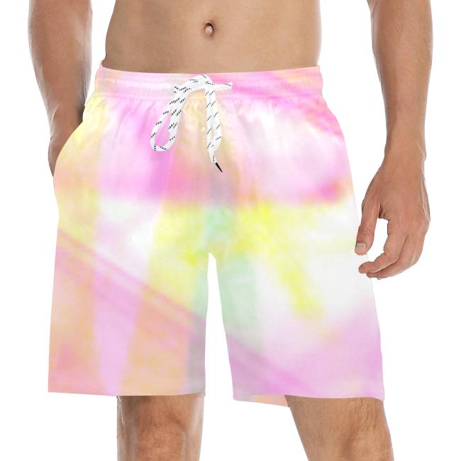 Preview: Badehose mit Hundemotiv Tayra - Badehose, Shorts, Strand, bunt, Swimwear, Bademode, Staffordshire, AmStaff, Staff, Pitbull, Pit, SOKA, Listenhund